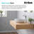 Thin ceramics Circular Vessel Bathroom Sink