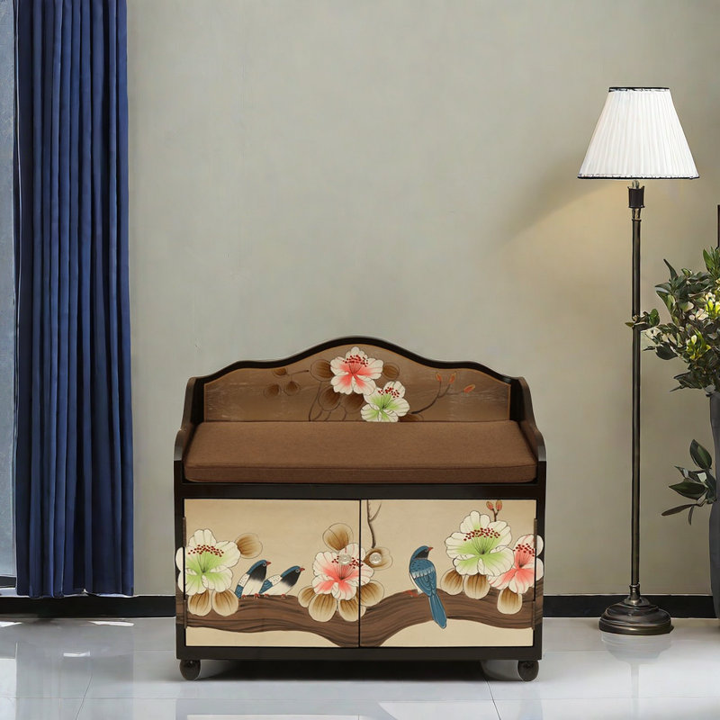 8 Pair Shoe Storage Bench