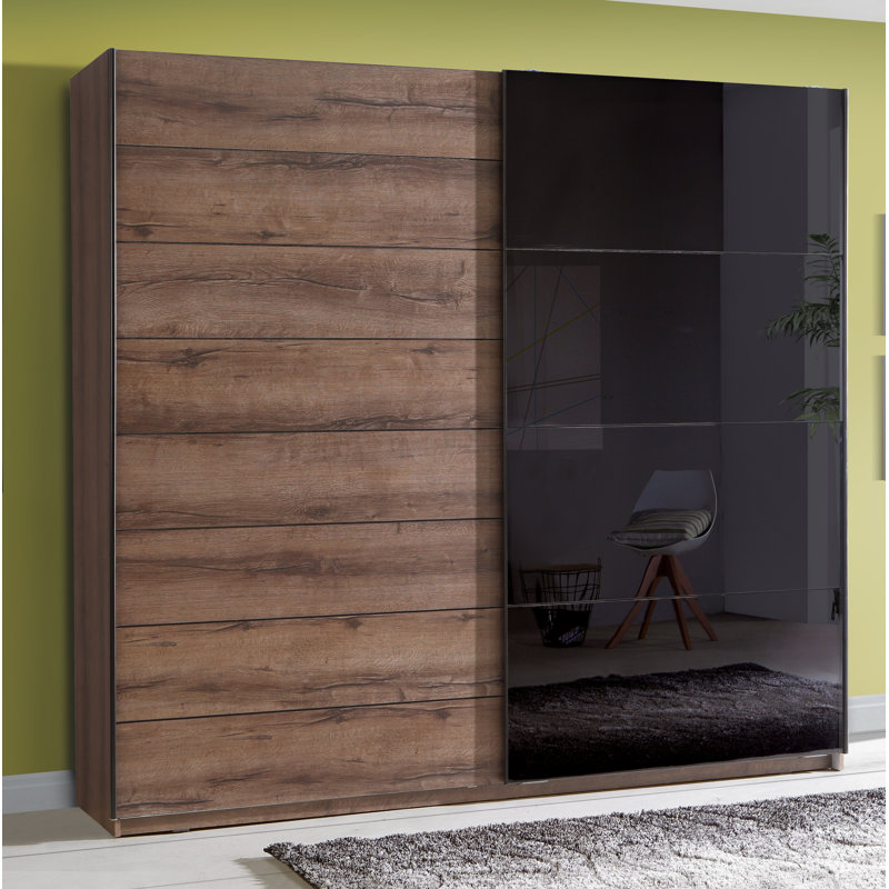 Absher 2 Door Manufactured Wood Wardrobe