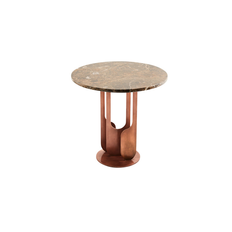 Egg Designs 'Drop' Black Marble End Table