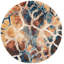 Tapis contemporain contemporain de couleur brique-510062657