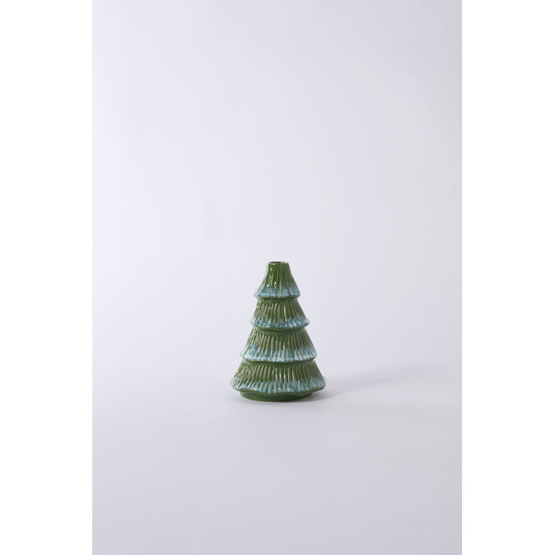 Porte-bougie Tree Frost 5,75 po x 7,5 po, H 7,5 po x l 5,75 po x P 5,75 po