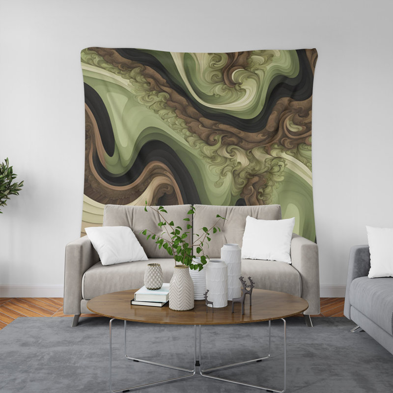Tapisserie murale, H 60 po x l 51 po x P 0,5 po