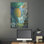 Red Barrel Studio® «Pineapple Floral» par David Galchutt, art mural en métal