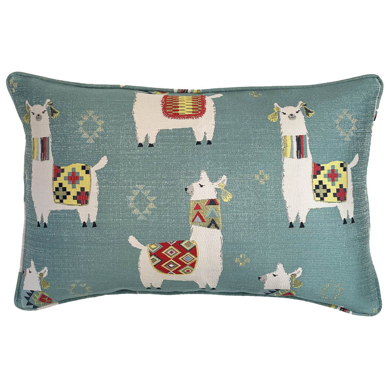 Housse de coussin réversible et insert Lamas