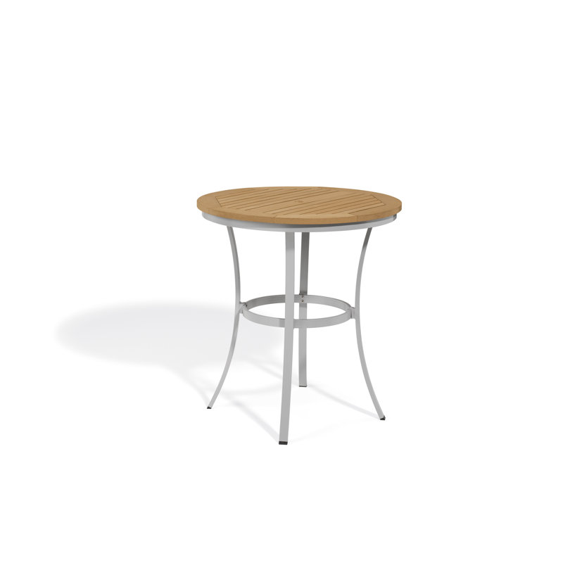 Travira Bar Table, Tekwood Natural