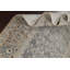 Laine orientale beige/Tapis décoratif grise