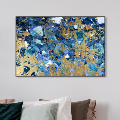 «Caicosglam - Floater Frame», impression sur toile