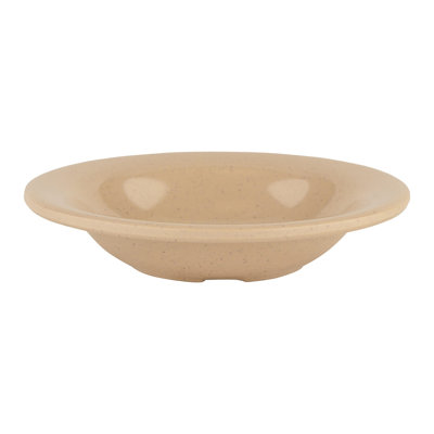 GET BF-050-S Melamine Narrow Rim Fruit / Dessert Bowl, 3.5 Ounce, Sandstone (Set of 12)