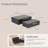 Rebeka 2 Piece Faux Leather Decorative Box Set