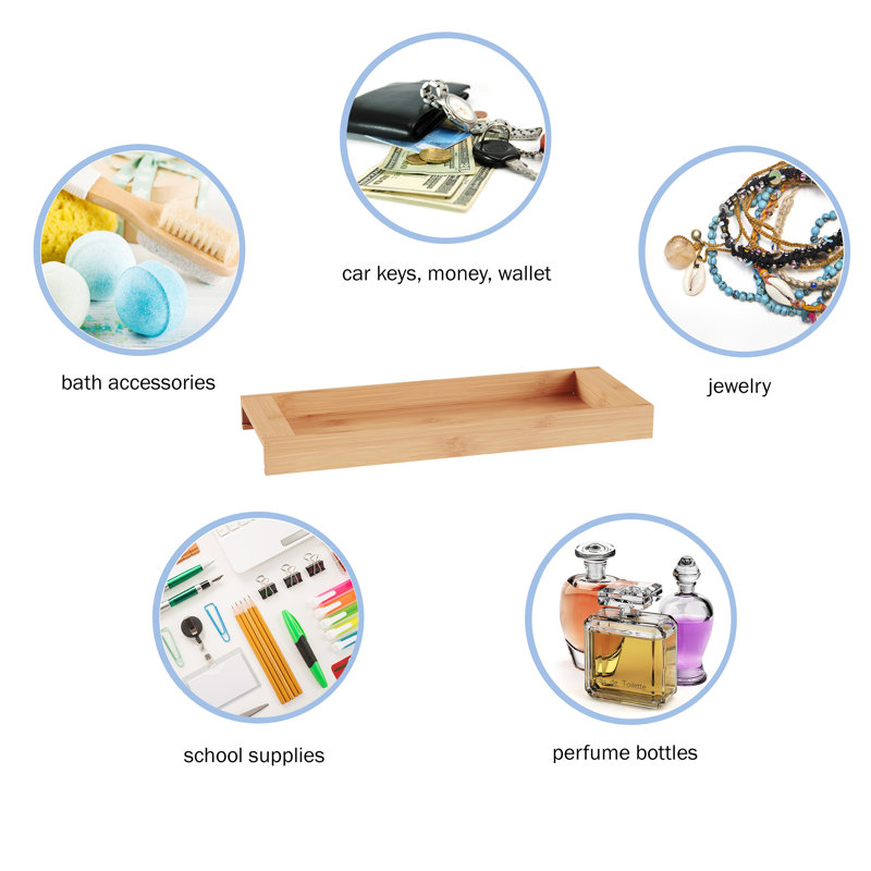 Arthenia Bamboo Tray - Set of 2