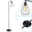 Lampe sur pied en métal noir Fine Art Lighting