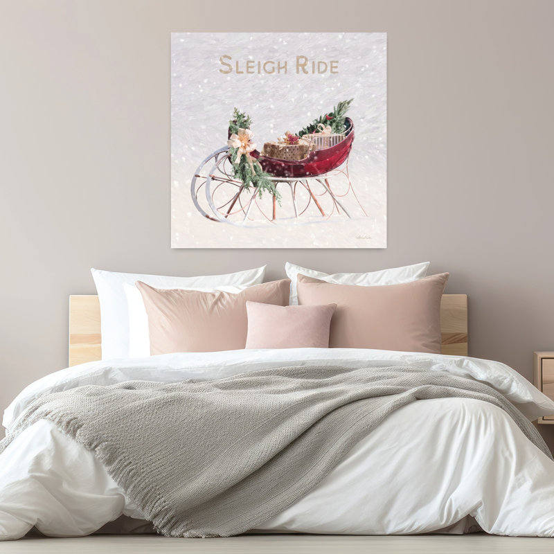 «Sleigh Ride I», art contemporain abstrait, H 32 po x l 32 po