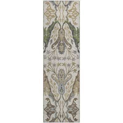 Premium Machine Washable Gurubaksh AMF1153 Global Rug