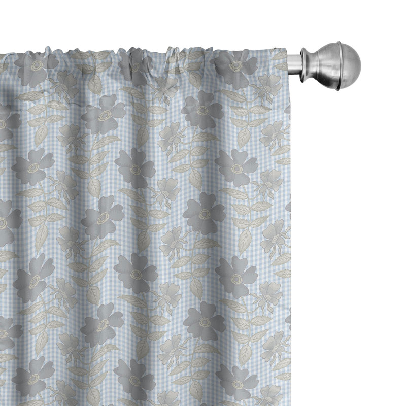 Semi Sheer Curtain Pair, 28" W x 84" L