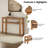 Newcastleton 43'' Solid Wood Console Table-1806449306