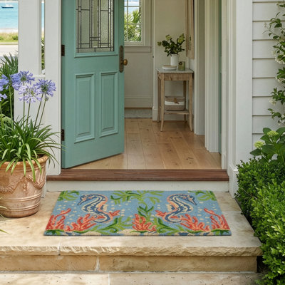 Seahorse Outdoor Doormat