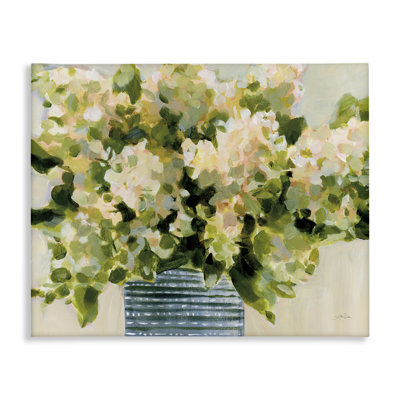  Art mural sur toile Vase d'hortensias par Katrina Pete