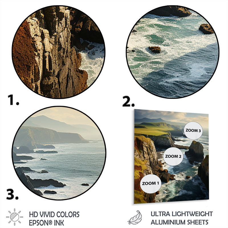 Impression sur toile Irlande Dingle, H 20 po x l 12 po x P 1 po