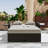 Outdoor 2-Person Recliner Chaise Lounge with Adjustable Backs, Cushions and Weatherproof Cover-2084687913-2084687919