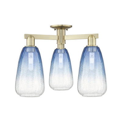 Plafonnier semi-encastré 3 lumières Jacquette
