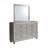 Unit With Mirror Trim And Ring - Shaped Handles