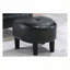 Chaise d'appoint et repose-pieds