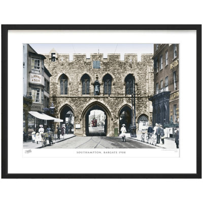 Southampton, Bargate 1908 by Francis Frith - Single Picture Frame Print