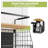 Covered Refrigerator Magnetic Storage Rack