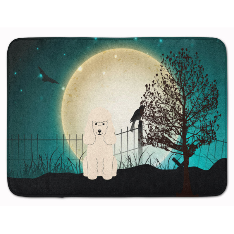 Tapis de bain Dobb Halloween, Blanc