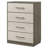 Litchfield 4-drawer Chest of Drawers Grey Oak