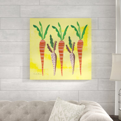 Veggie Time V by Farida Zaman - Wrapped Canvas Painting