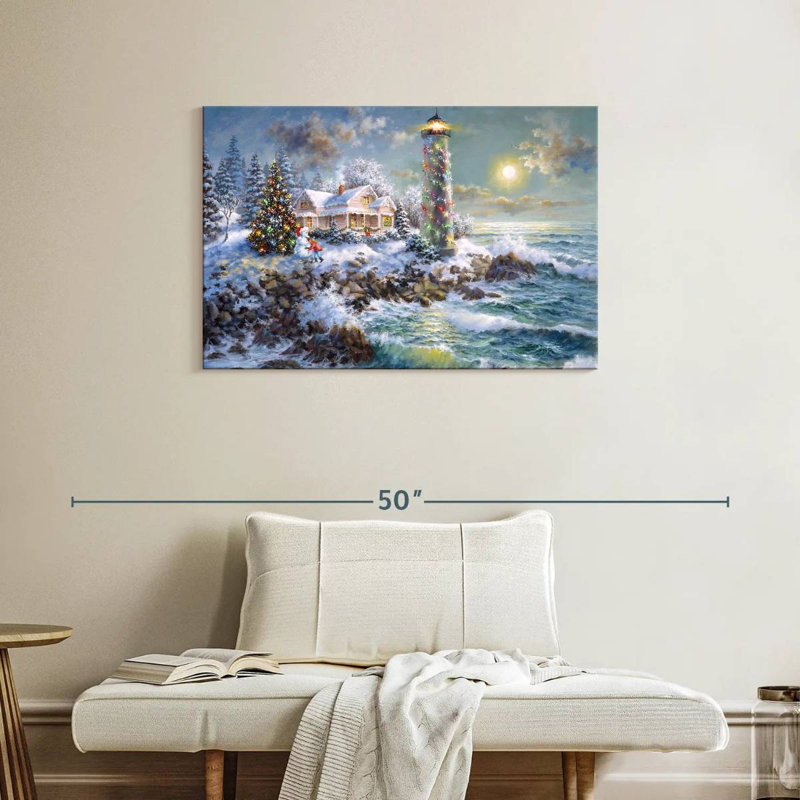 Lighthouse merriment Aletra, H 24 po x l 36 po