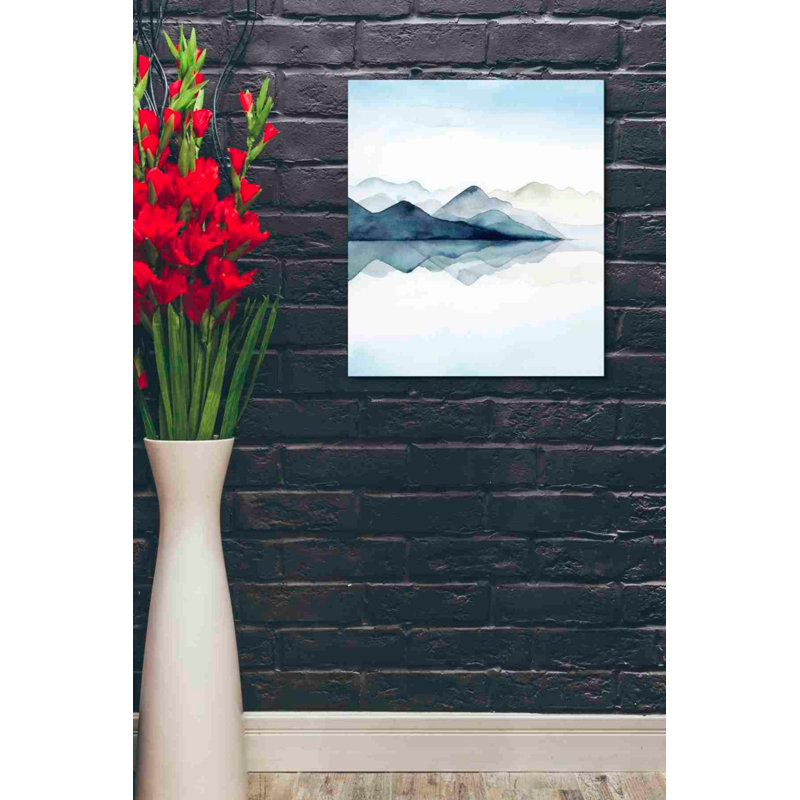 «Glacial I» par Grace Popp, art mural sur toile, H 24 po x l 20 po x P 0,75 po