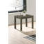 Élégant ensemble de tables basses 3 pièces et 1 table basse et 2 tables de bout gris foncé