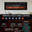 Eulala 17 Stories Black Electric Fireplace with 5000 BTU-752355406