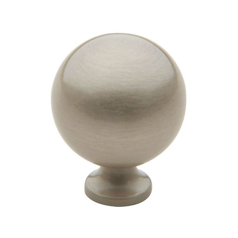 1 1/4" Diameter Round Knob, Satin Nickel