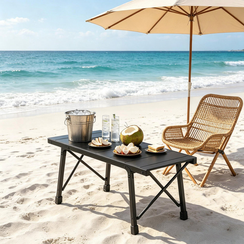 Robust Camp Table,Foldable Table,Portable Table With Two Adjustable Heights