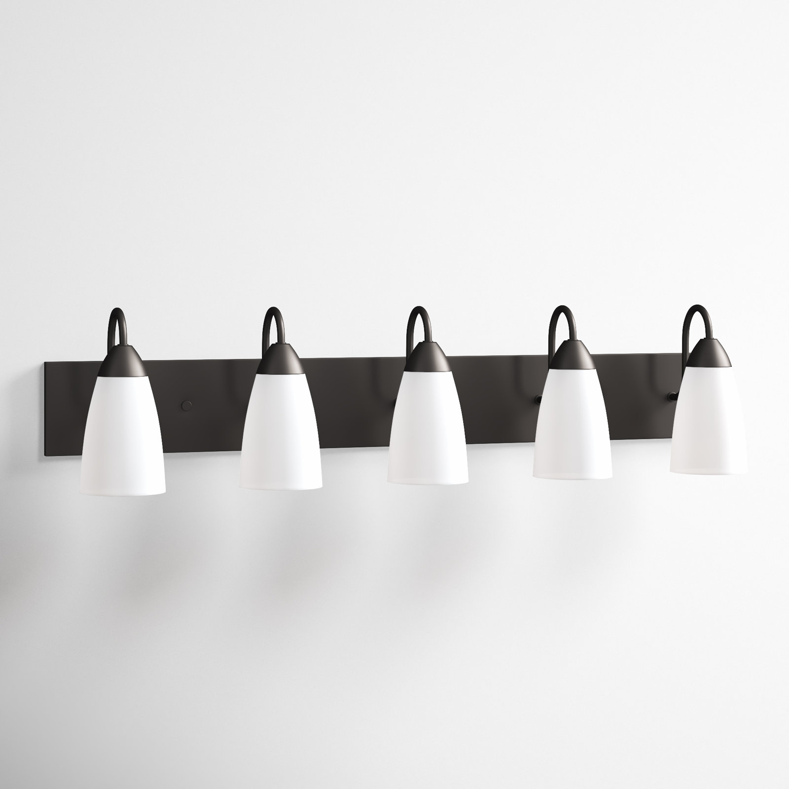 5-Light Dimmable Vanity Light, Brushed Nickel, No