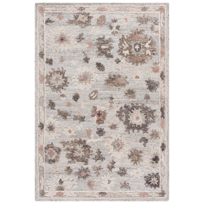 Kenya Hand Tufted Wool; Cotton Oriental Indoor Rug, 6'-0" x 6'-0" Round