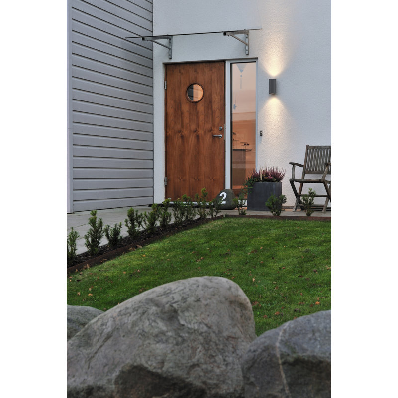 Heilwig Silver 2 - Bulb 20.5cm H Outdoor Armed Sconce