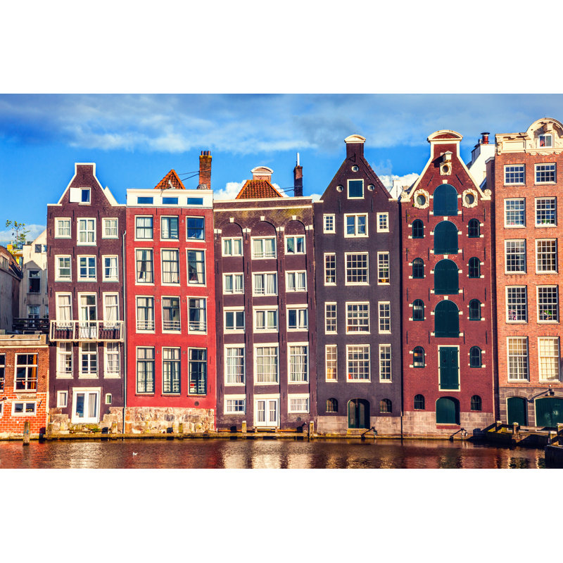 Maisons à Amsterdam, H 12 po x l 18 po
