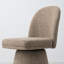 6 - Person Dining Table Sets With Extendabe Oval Table & 6 Upholstered Tweed Swivel Chairs-1430668246