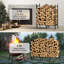 48'' W Metal Log Rack