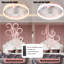 Ventilateurs de plafond avec lumières à DEL à intensité variable, installation encastrée de ventilateurs de plafond modernes et minces-613155358