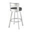 Tabouret tournant 30 "en métal avec similicuir-1079632546