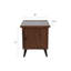 Table de bout Malbon Mid Century Modern, table d'appoint en noyer