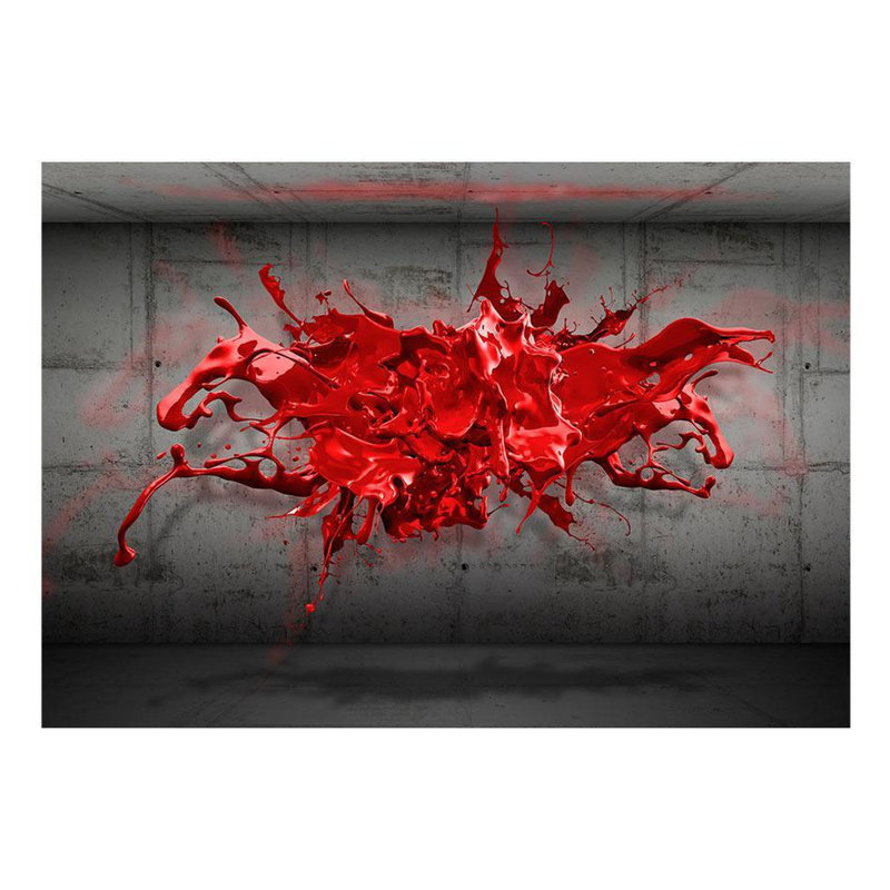 Murale Aramais, Rouge, L 96 po x l 137 po