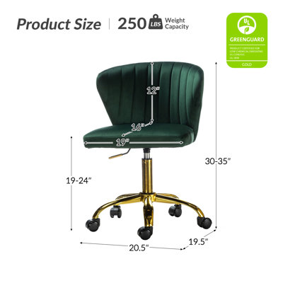 Alice Ergonomic Task Chair with Tufted Back