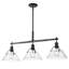 Luminaire suspendu linéaire à 3 lumières pour îlot de cuisine Weatherford-957329896-970020808